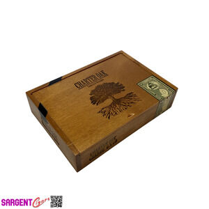 Charter Oak Hab Grande Empty Wooden Cigar Box 9.75x6.75x2.25